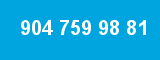 904 759 98 81 904 759 98 81